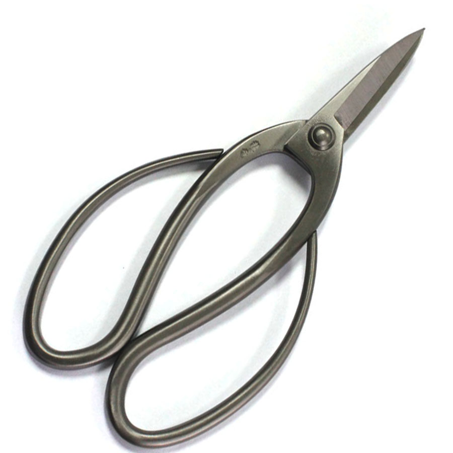 Stainless Steel or Black Carbon Ryuga Bonsai Bud Scissors 180mm 